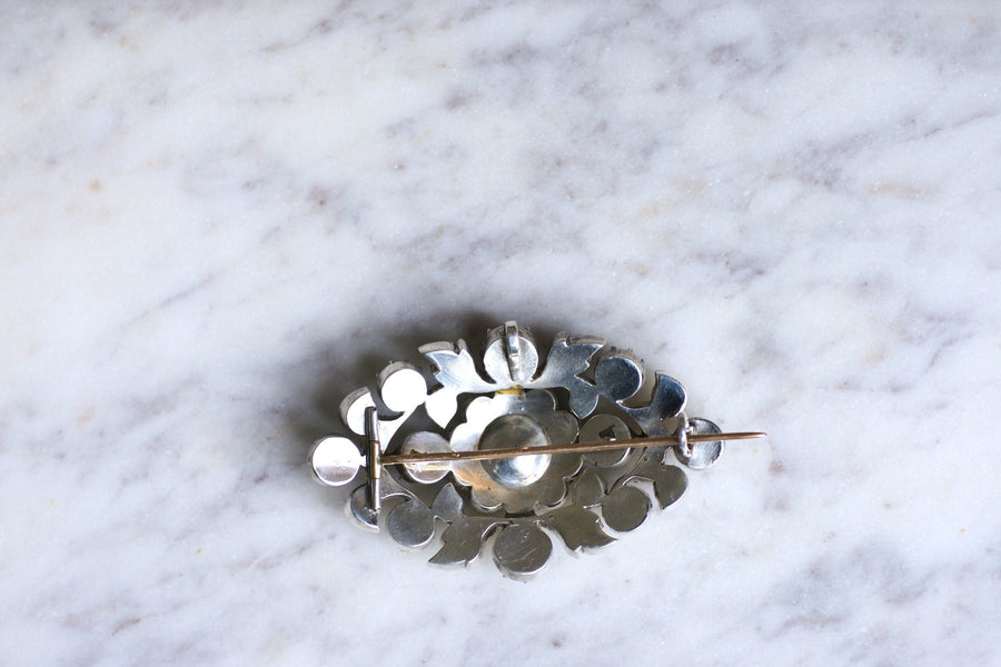 Rhinestone Pendant Brooch - Penelope Gallery