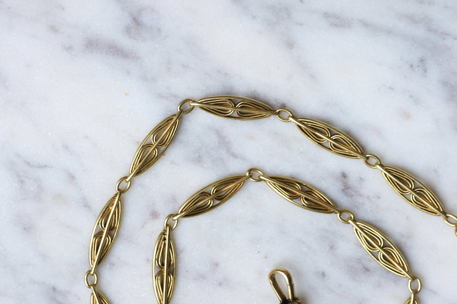 Antique filigree watch chain - Penelope Gallery