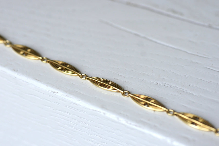 Antique filigree watch chain - Penelope Gallery