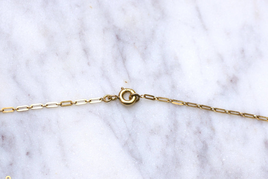 Art Deco two gold necklace, Circa 1930 - Galerie Pénélope