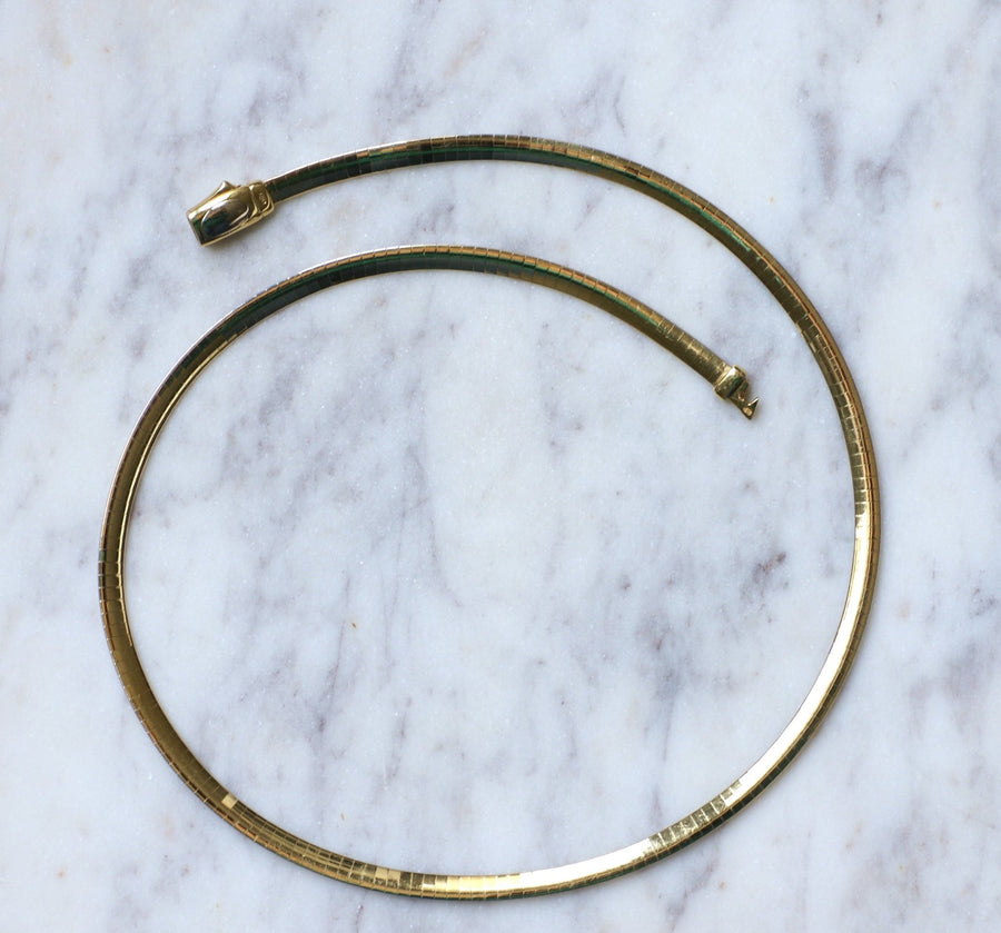 Cable 2 Ors reversible necklace - Penelope Gallery
