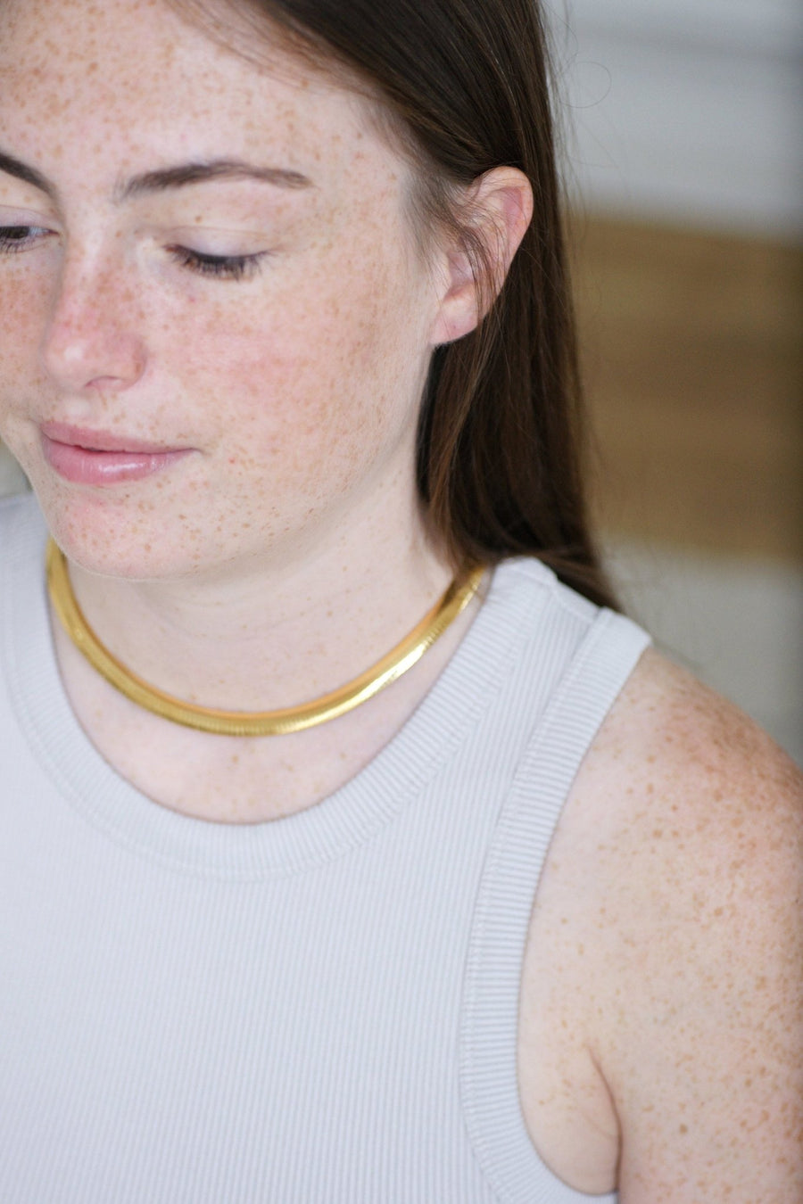 Cable Omega Vintage Yellow Gold Necklace - Galerie Pénélope