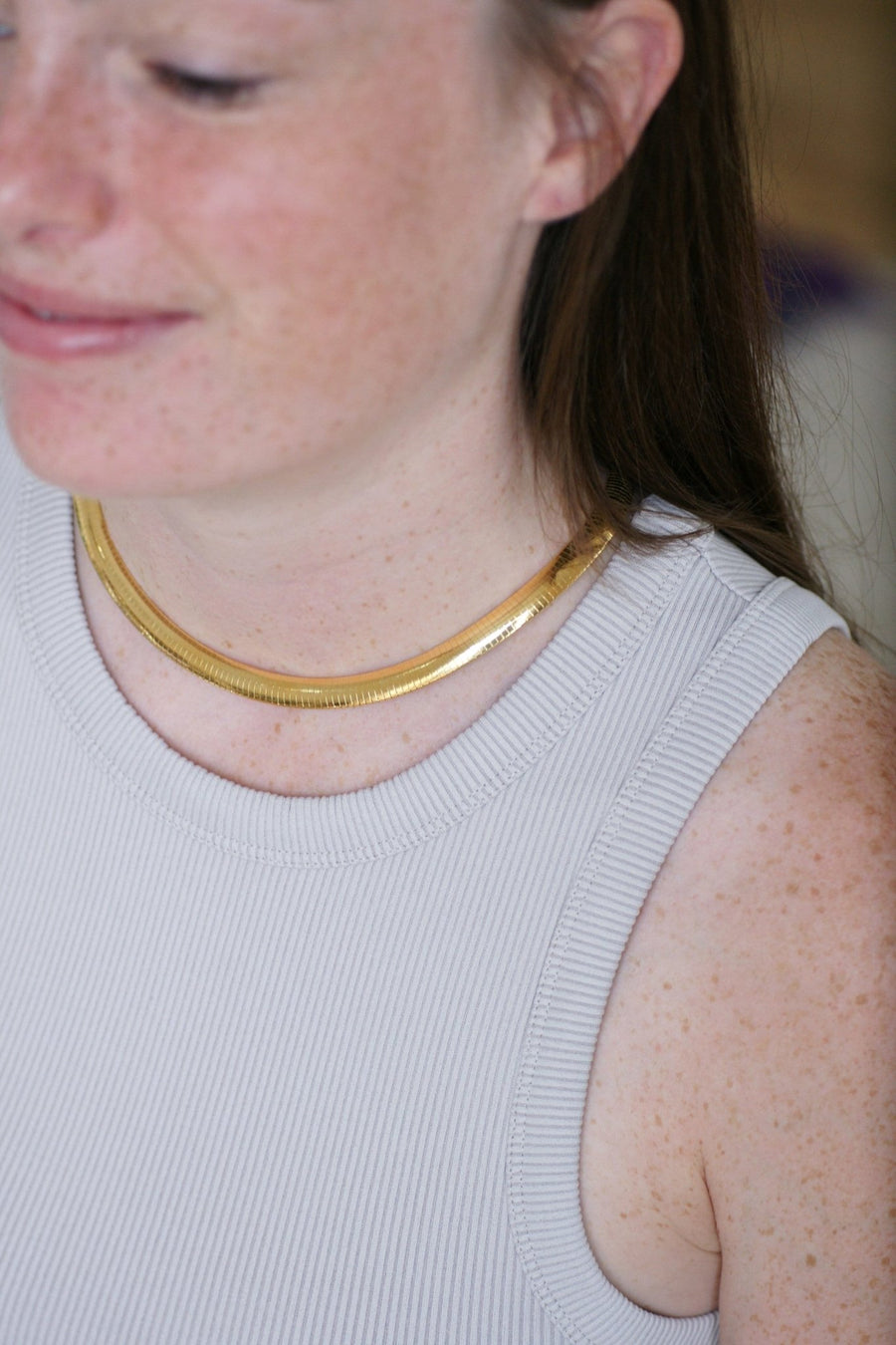 Cable Omega Vintage Yellow Gold Necklace - Galerie Pénélope