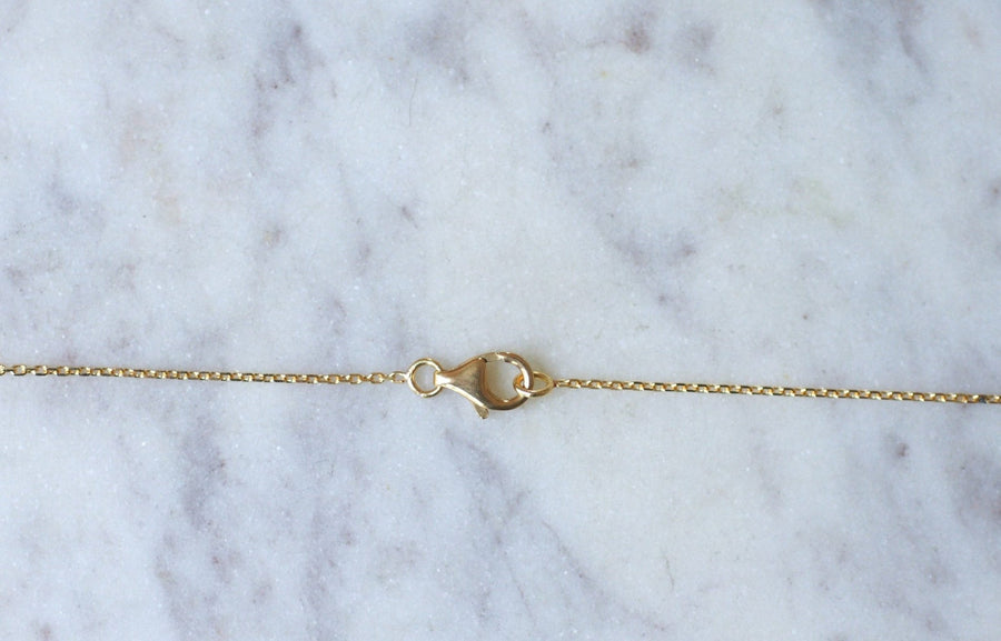 Sapphire and diamond daisy pendant necklace - Galerie Pénélope