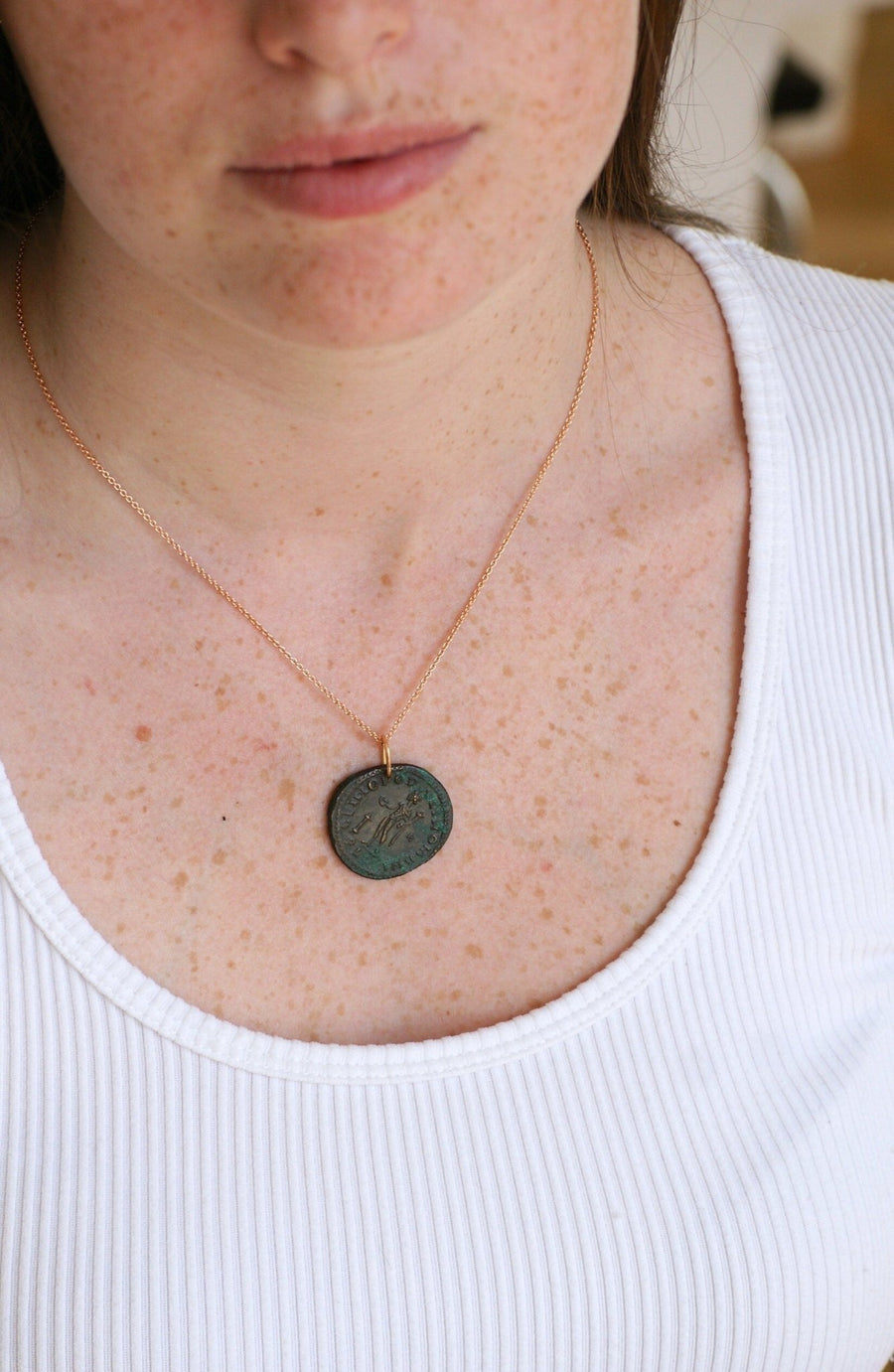 Necklace pendant Roman coin Diocletian - Penelope Gallery