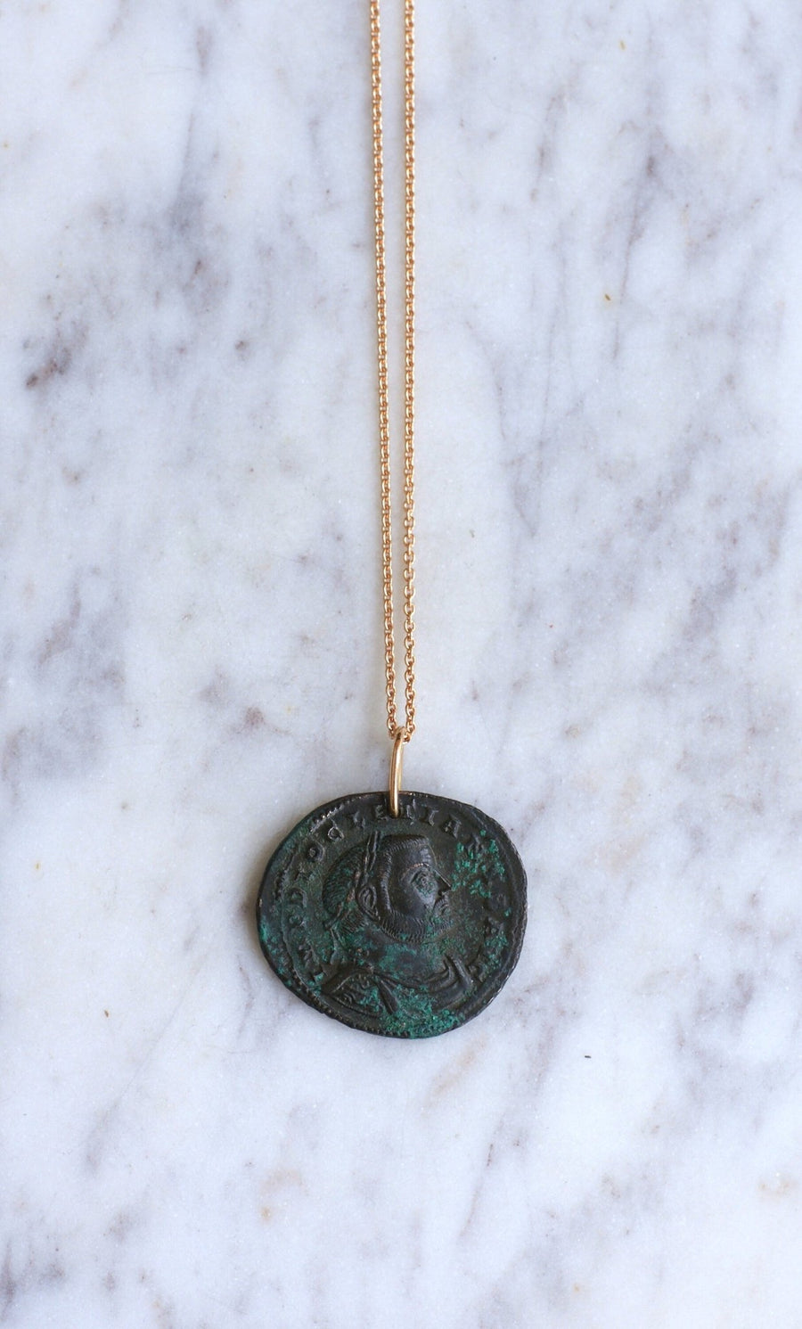 Necklace pendant Roman coin Diocletian - Penelope Gallery