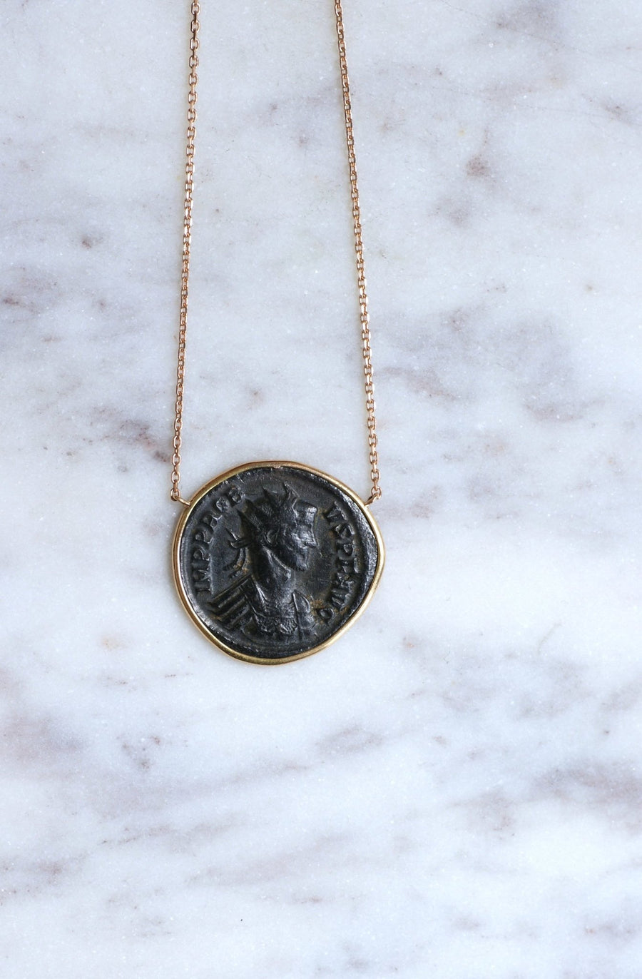 Necklace Roman coin Marcus Aurelianus Probus - Penelope Gallery