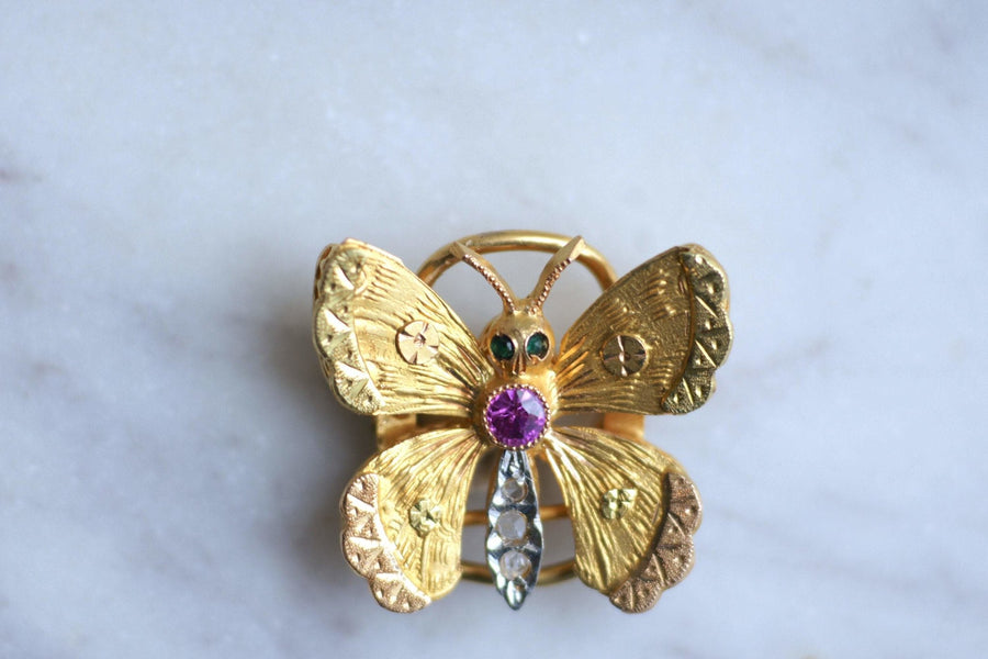 Art Nouveau butterfly necklace - Penelope Gallery