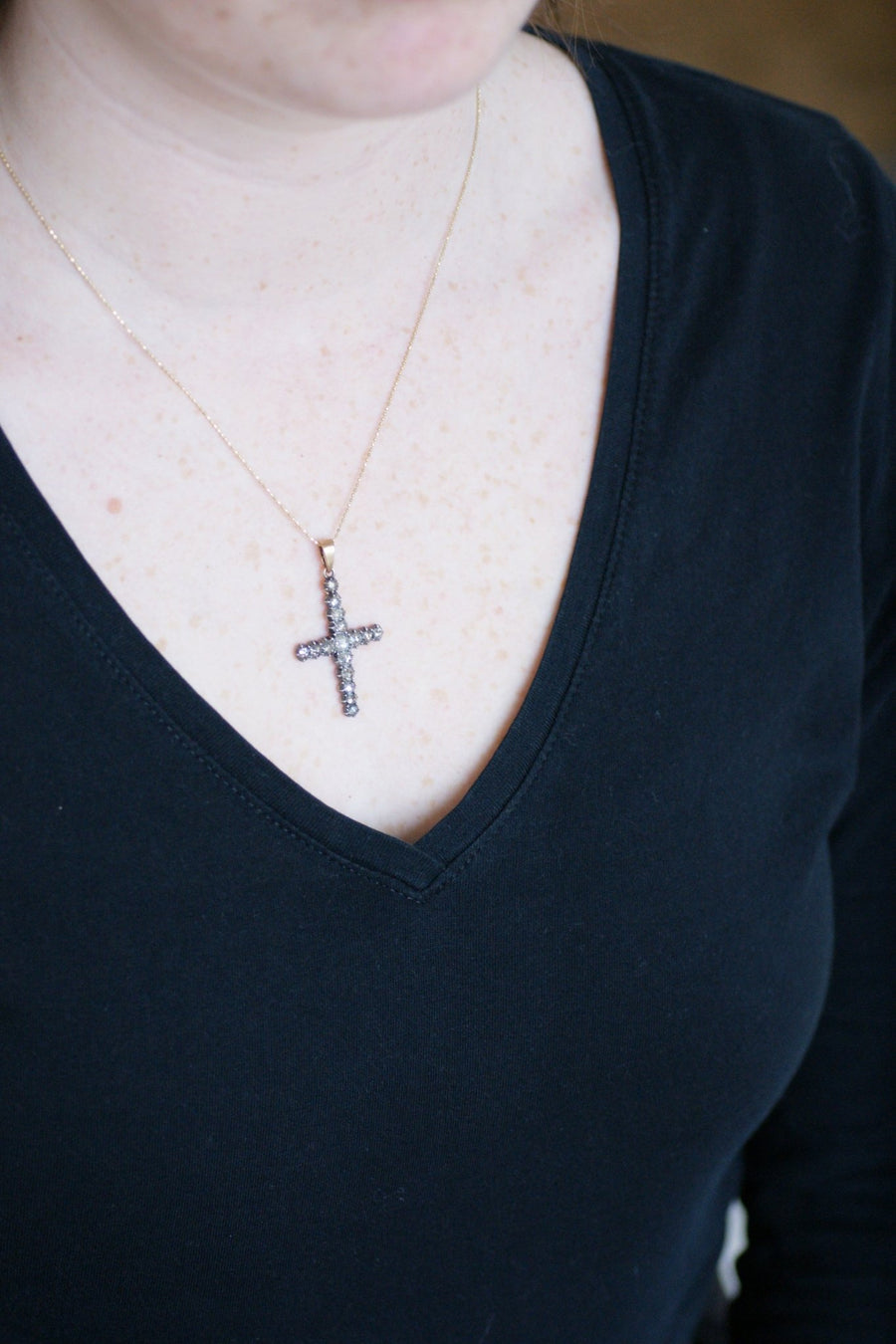 Devote Cross Diamonds - Galerie Pénélope