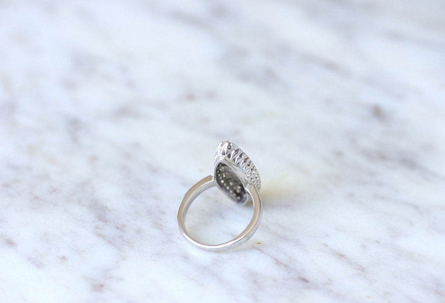 Marquise diamonds and blue topaz - Penelope Gallery