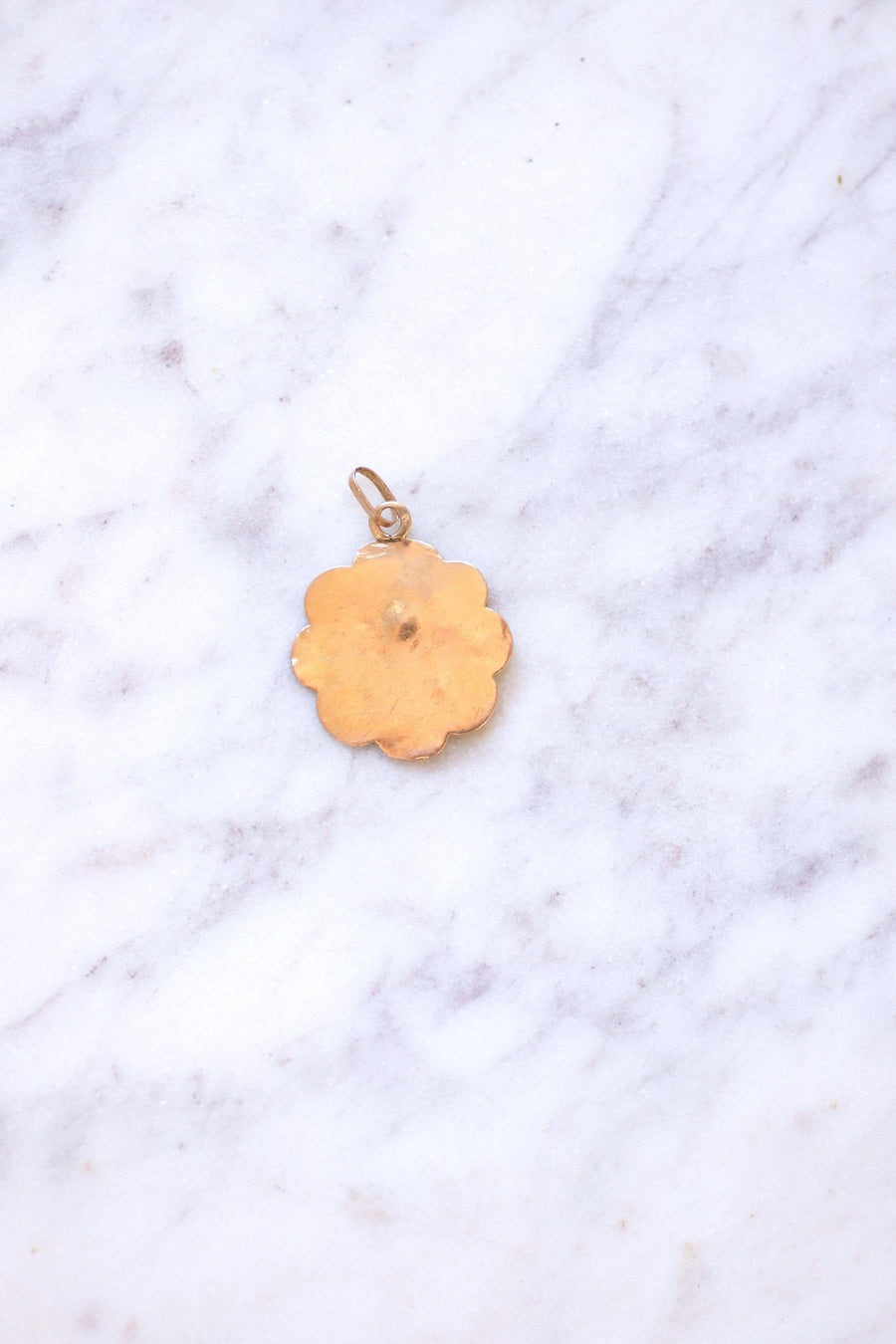 Antique chalice medal on rose gold - Penelope Gallery