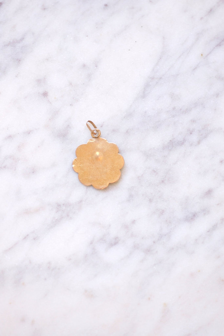 Antique chalice medal on rose gold - Penelope Gallery