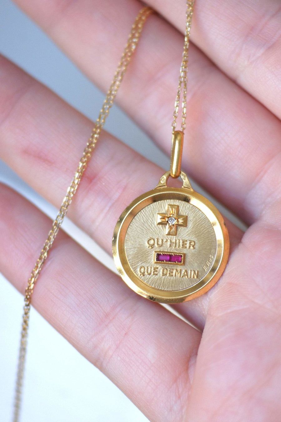 A.AUGIS Gold Love Medal - Penelope Gallery