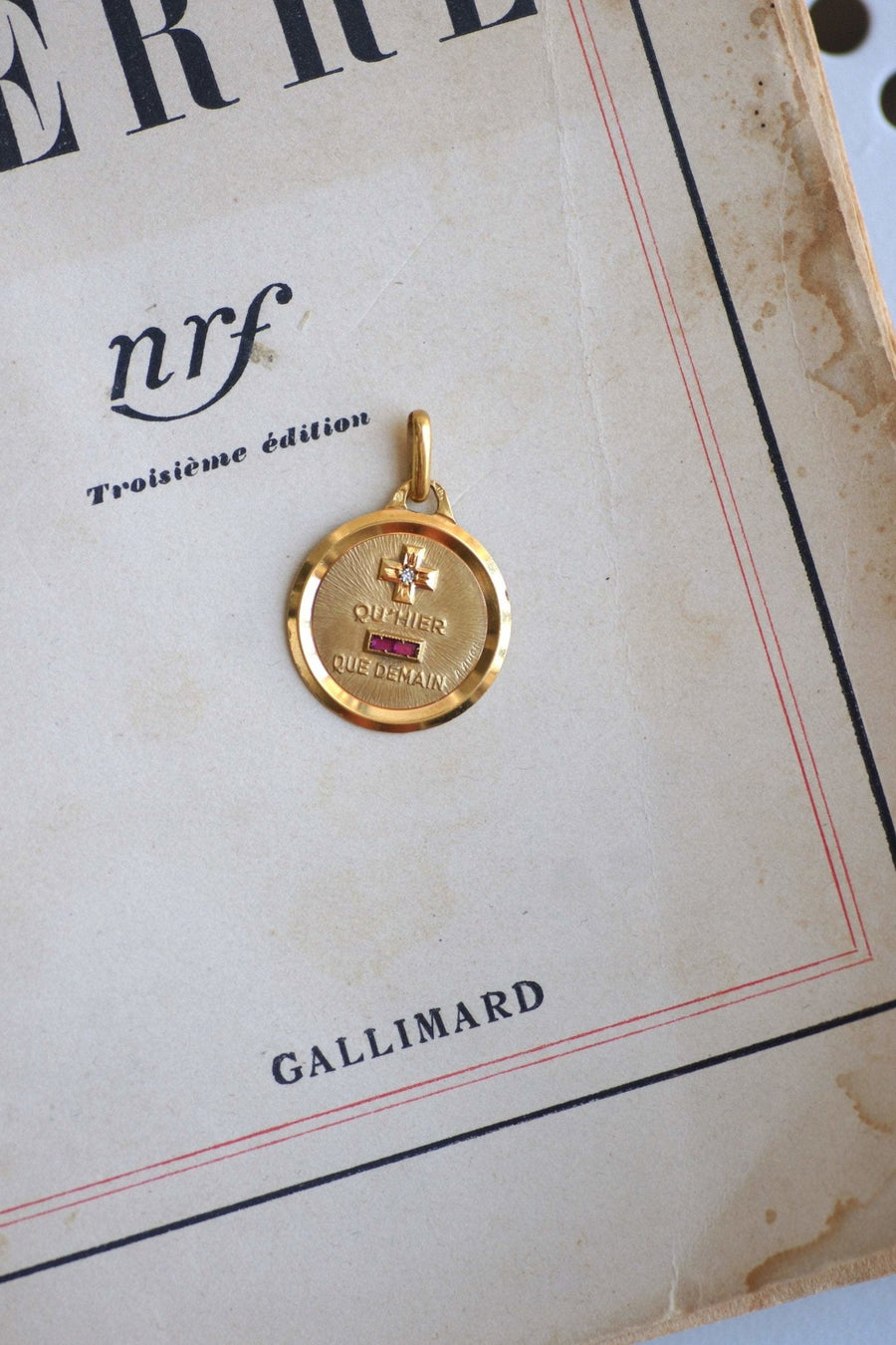 A.AUGIS Gold Love Medal - Penelope Gallery