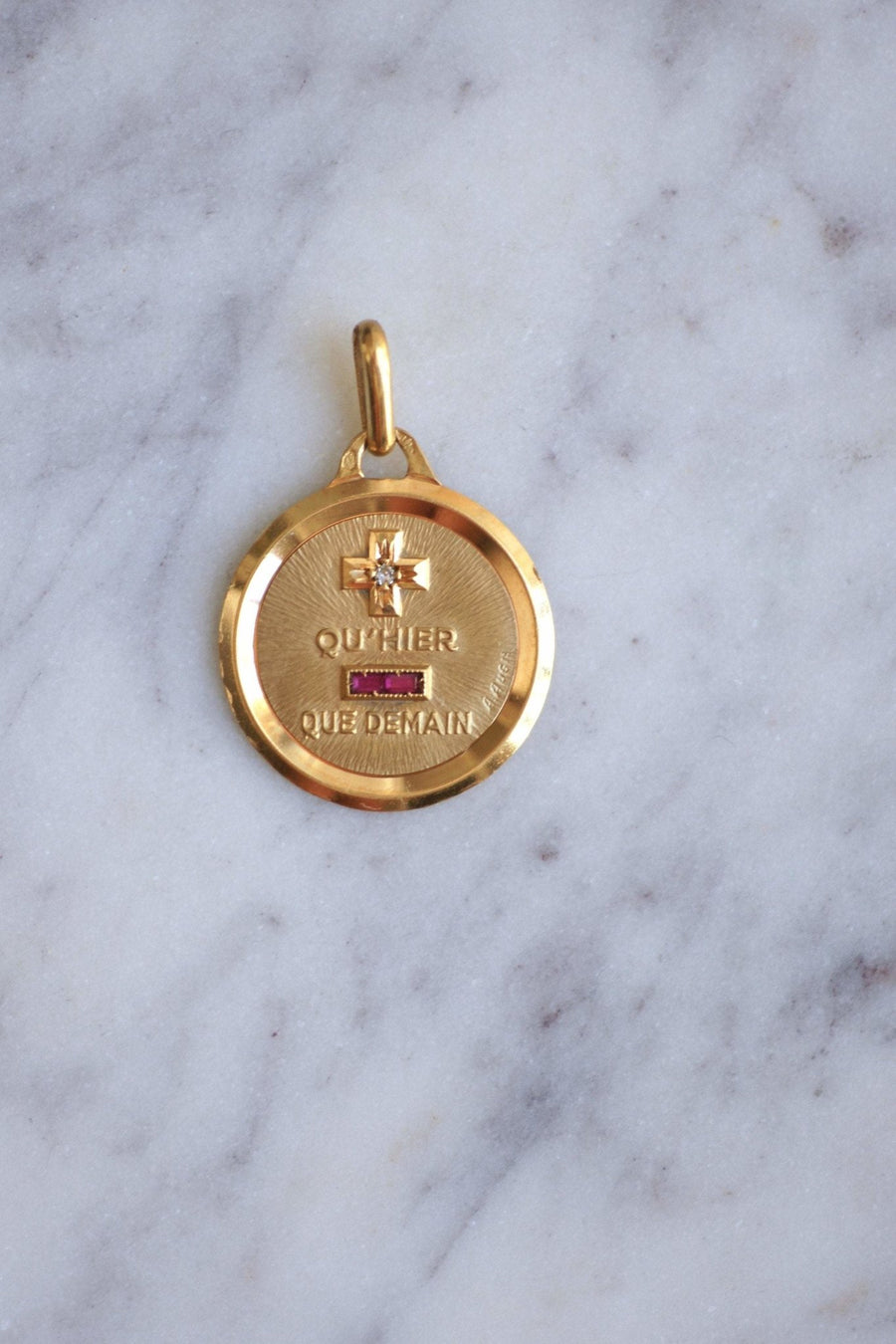 A.AUGIS Gold Love Medal - Penelope Gallery