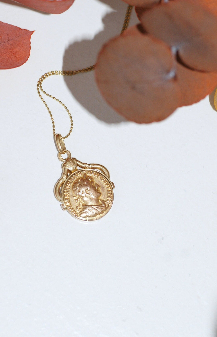 Gold Roman coin swivel medal - Penelope Gallery