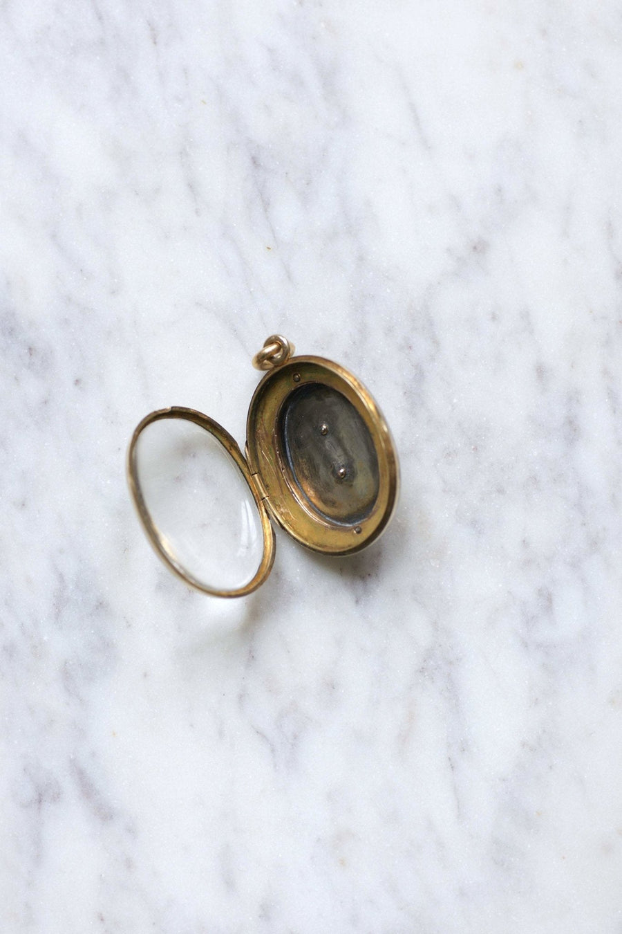 Antique gold, silver and diamond medallion - Galerie Pénélope