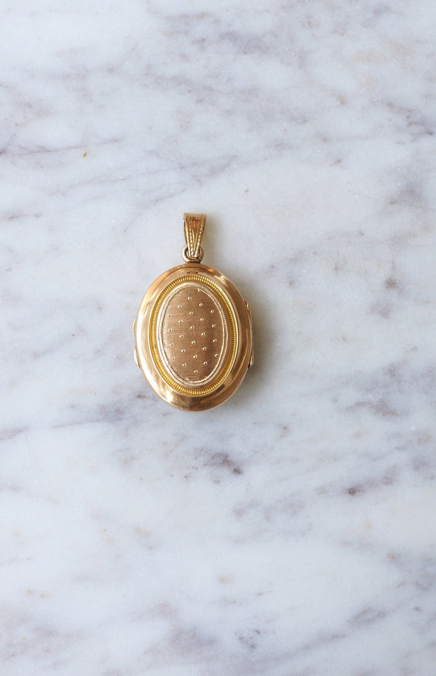 Gold and pearl star medallion photo holder - Galerie Pénélope