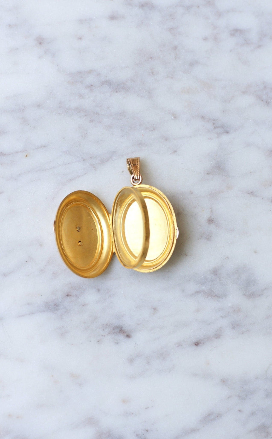 Gold and pearl star medallion photo holder - Galerie Pénélope