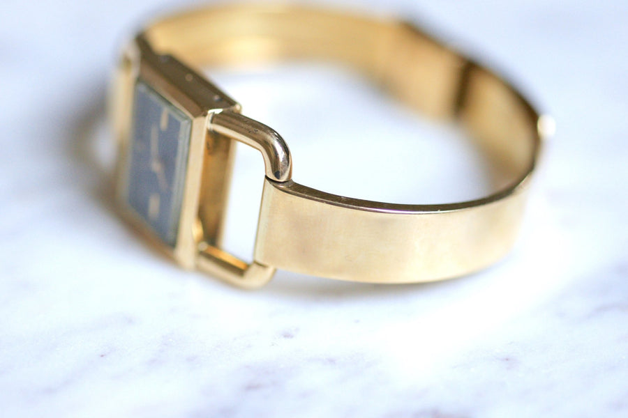 LeCoultre LeCoultre for Hermès ladies' mechanical watch in gold, 1970's - Galerie Pénélope