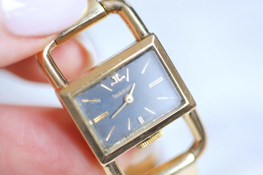 LeCoultre LeCoultre for Hermès ladies' mechanical watch in gold, 1970's - Galerie Pénélope