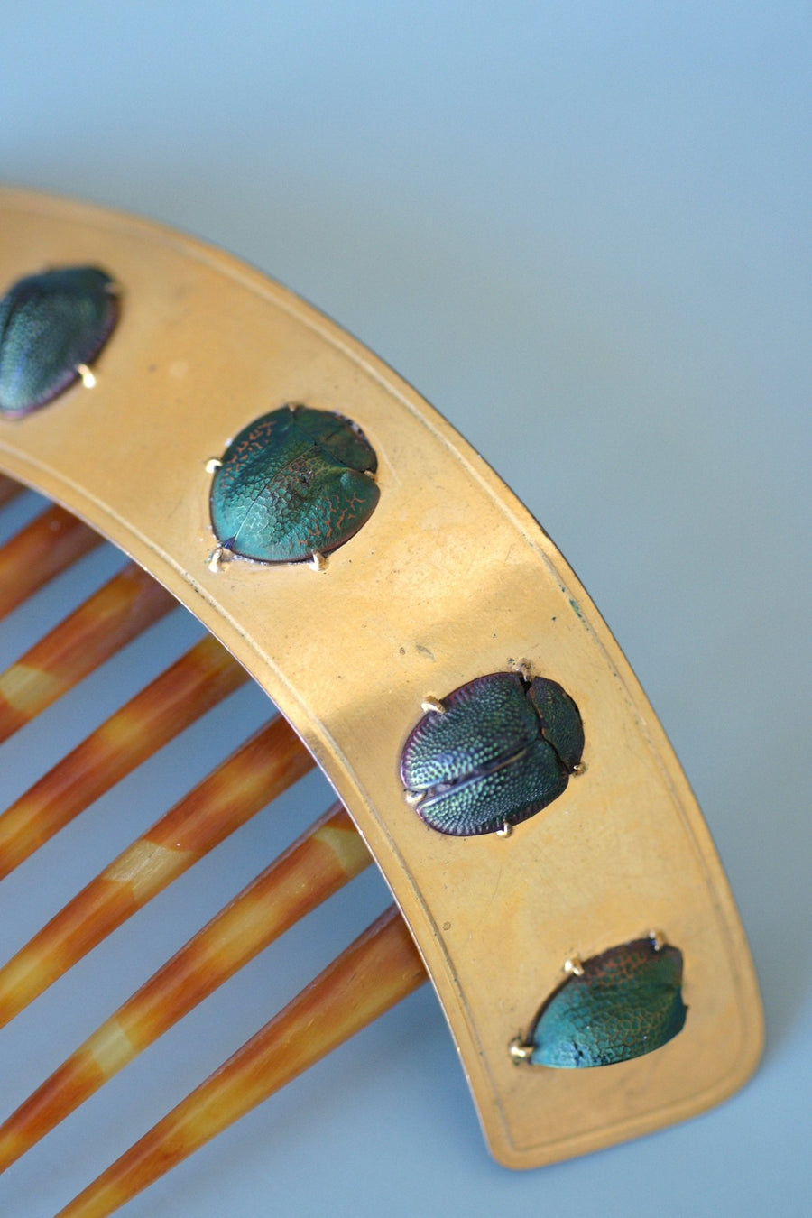Ancient scarab comb, Egyptomania tiara - Penelope Gallery