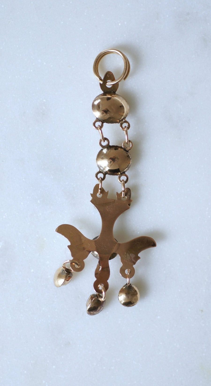 Holy Spirit Pendant, Gold and Enamel - Penelope Gallery