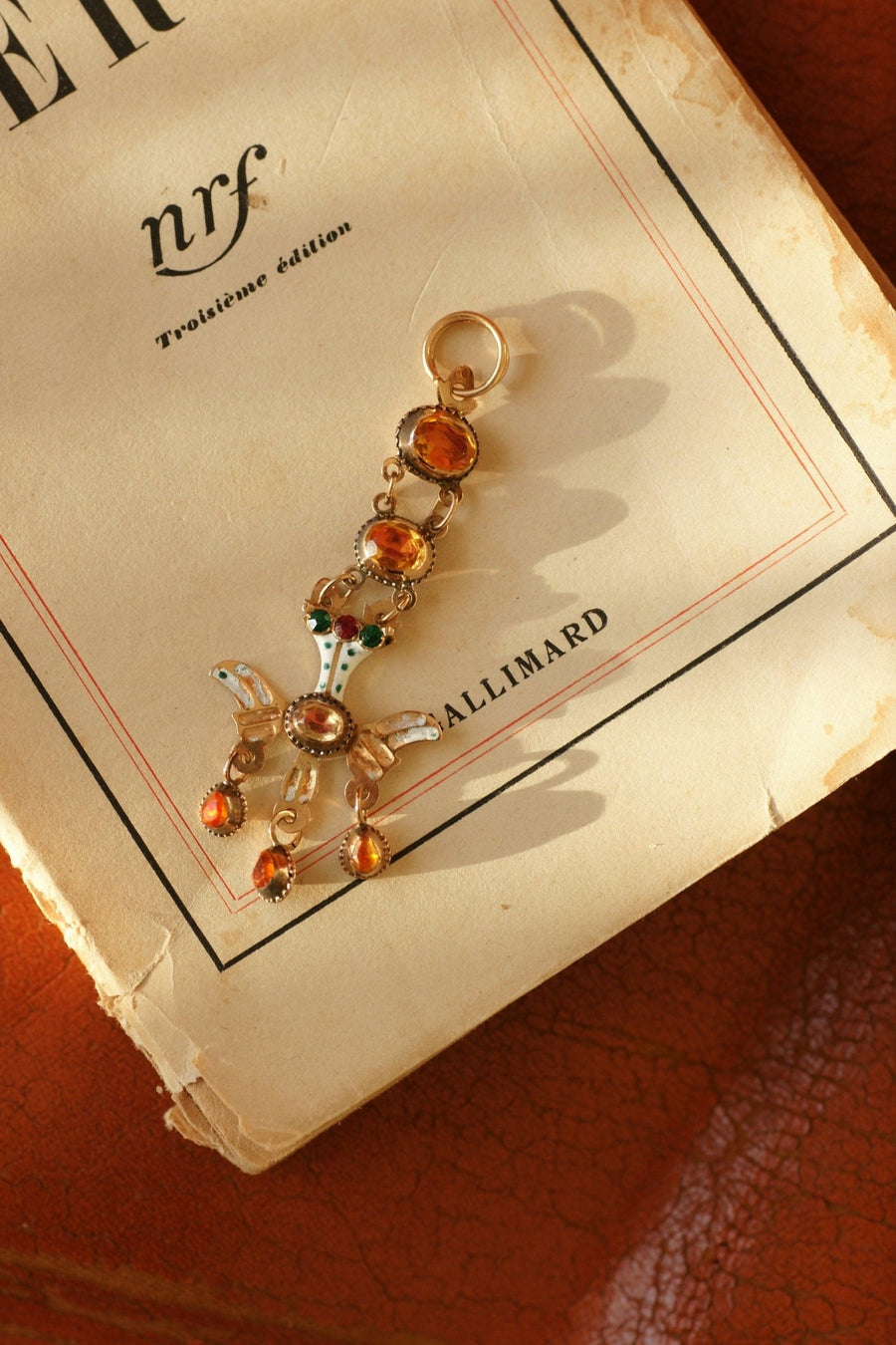 Holy Spirit Pendant, Gold and Enamel - Penelope Gallery