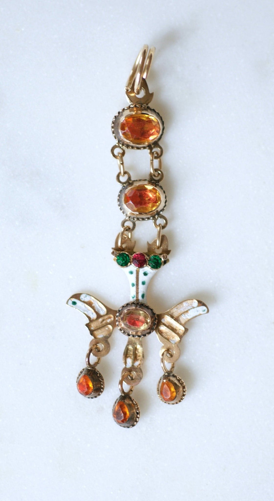 Holy Spirit Pendant, Gold and Enamel - Penelope Gallery