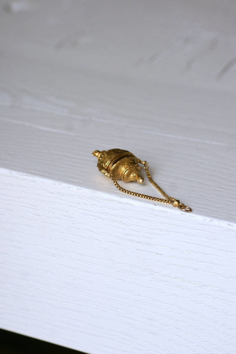 Antique vinaigrette urn pendant - Penelope Gallery
