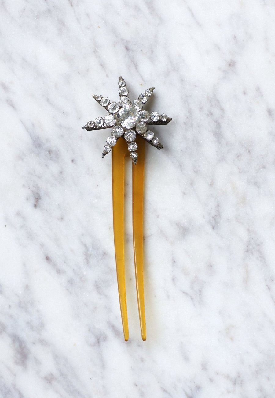 Antique star hair pick - Penelope Gallery