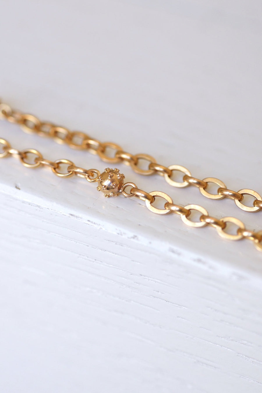 Antique rose gold necklace - Penelope Gallery