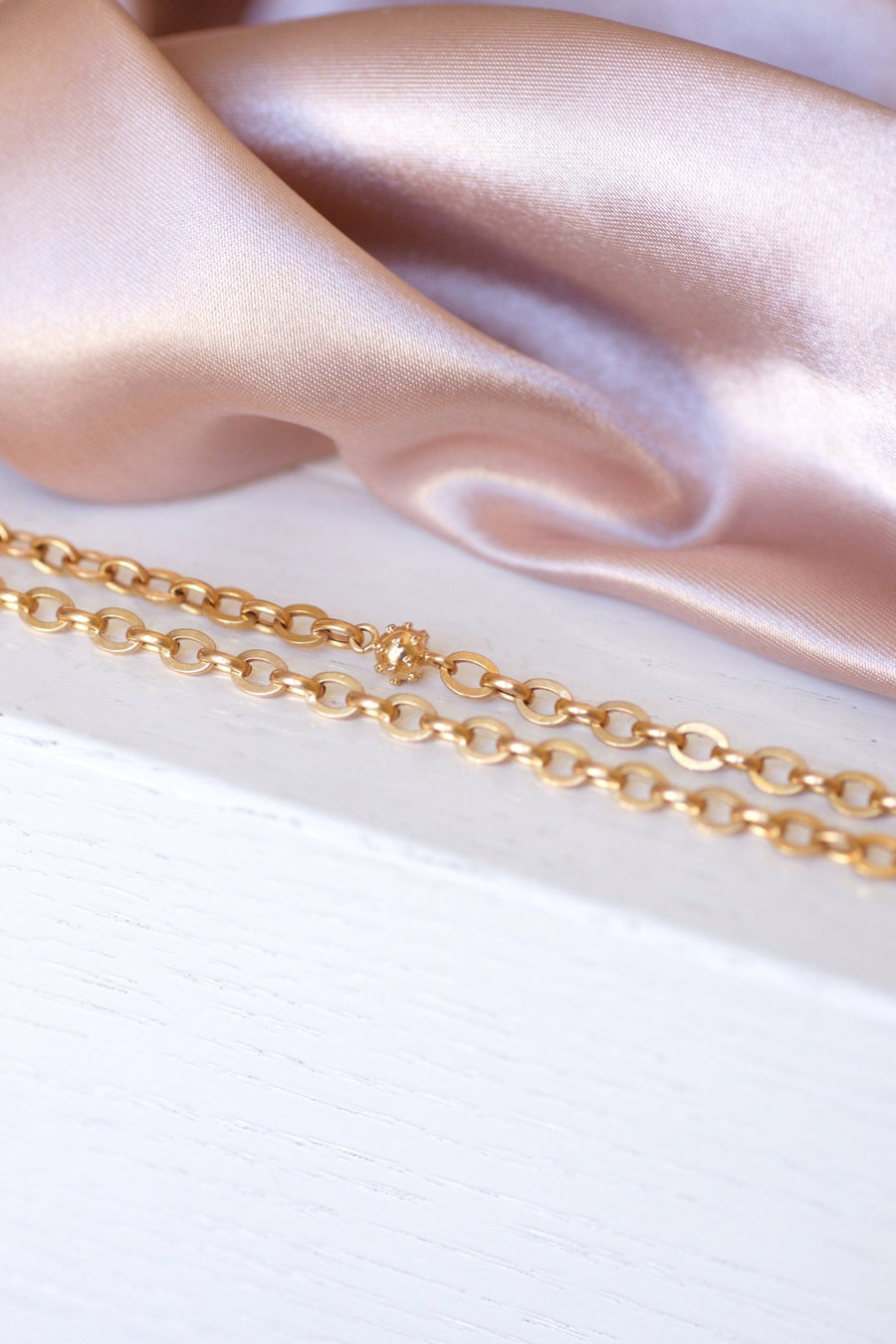 Antique rose gold necklace - Penelope Gallery