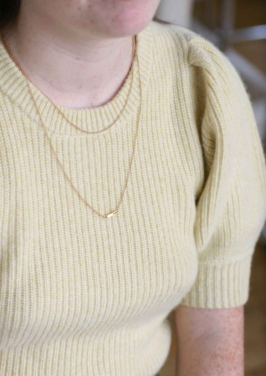 Long necklace in yellow gold - Galerie Pénélope