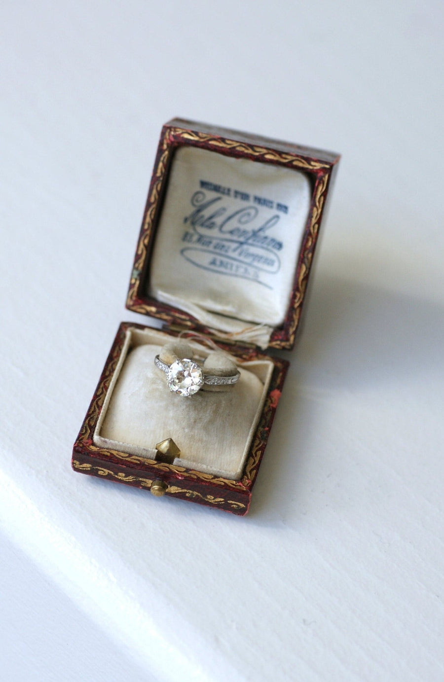 Belle Epoque diamond solitaire 1.70 Ct - Penelope Gallery